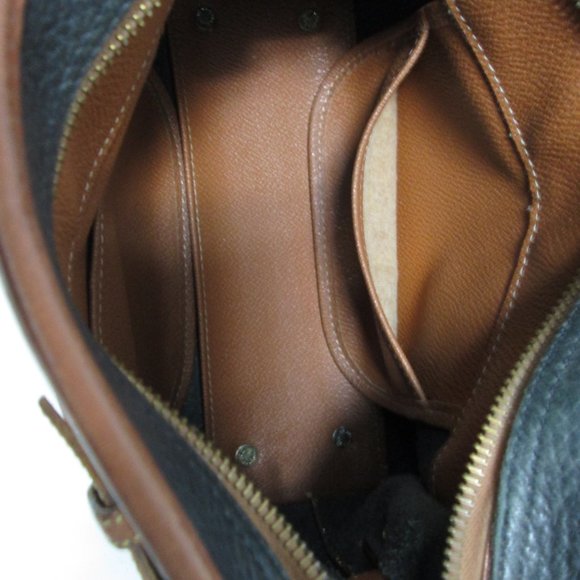 Dooney & Bourke Vintage All Weather Leather adjustable shoulder bag purse black - Picture 12 of 14